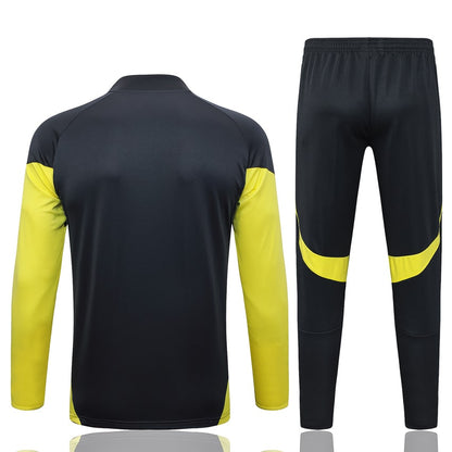 Survetement Real Madrid Training Homme/Enfant 2025 2026 Noir Foncé