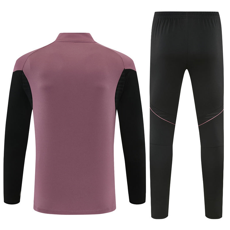 Survetement Real Madrid Training Homme/Enfant 2025 2026 Violet Noir