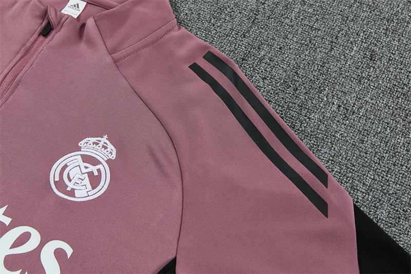 Survetement Real Madrid Training Homme/Enfant 2025 2026 Violet Noir