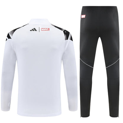 Survetement Real Madrid Veste Homme/Enfant 2025 2026 Blanc