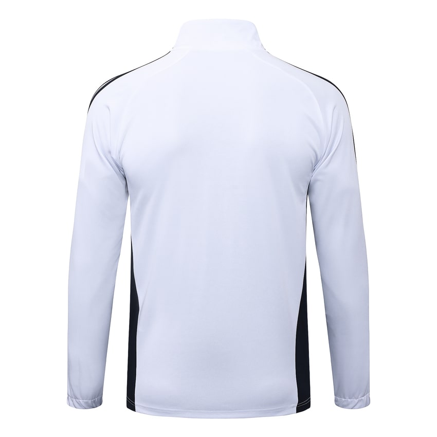 Survetement Real Madrid Veste Homme/Enfant  2025 2026 Blanc Noir