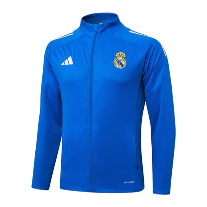 Survetement Real Madrid Veste Homme/Enfant  2025 2026 Bleu Clair