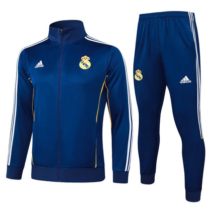 Survetement Real Madrid Veste Homme/Enfant  2025 2026 Bleu Sombre