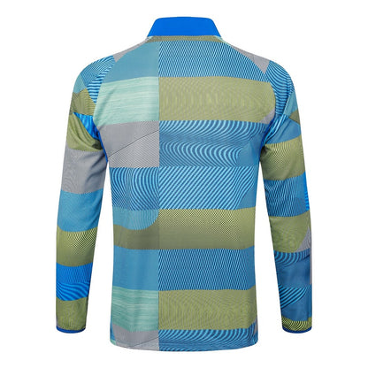 Survetement Real Madrid Veste Homme/Enfant  2025 2026 Bleu Vert