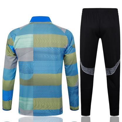 Survetement Real Madrid Veste Homme/Enfant  2025 2026 Bleu Vert
