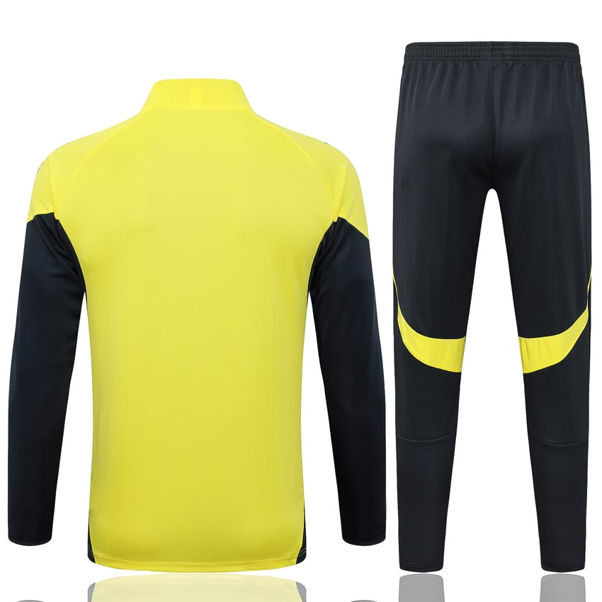 Survetement Real Madrid Veste Homme/Enfant  2025 2026 Jaune Clair