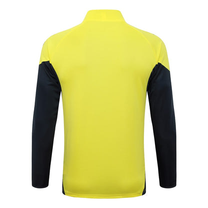Survetement Real Madrid Veste Homme/Enfant  2025 2026 Jaune Clair