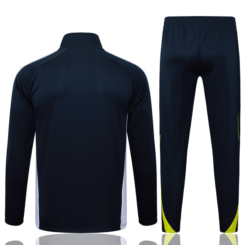 Survetement Real Madrid Veste Homme/Enfant  2025 2026 Noir Blanc