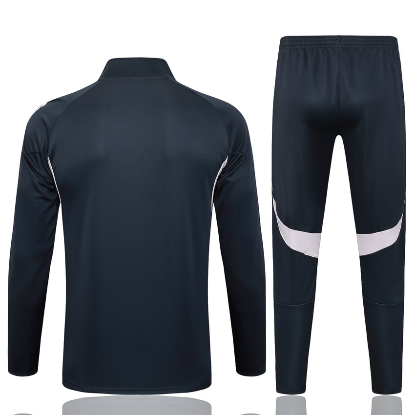 Survetement Real Madrid Veste Homme/Enfant 2025 2026 Noir Clair