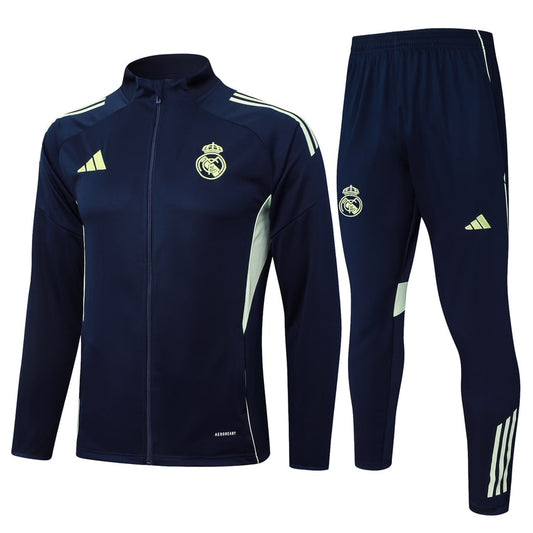 Survetement Real Madrid Veste Homme/Enfant  2025 2026 Noir Jaune