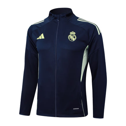 Survetement Real Madrid Veste Homme/Enfant  2025 2026 Noir Jaune