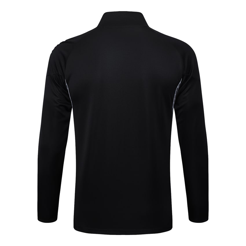 Survetement Real Madrid Veste Homme/Enfant  2025 2026 Noir Sombre