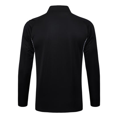 Survetement Real Madrid Veste Homme/Enfant  2025 2026 Noir Sombre