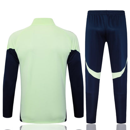 Survetement Real Madrid Veste Homme/Enfant 2025 2026 Vert Clair