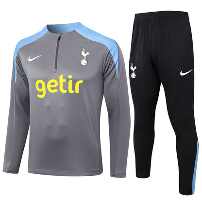 Survetement Tottenham Training Homme/Enfant 2024 2025 Gris