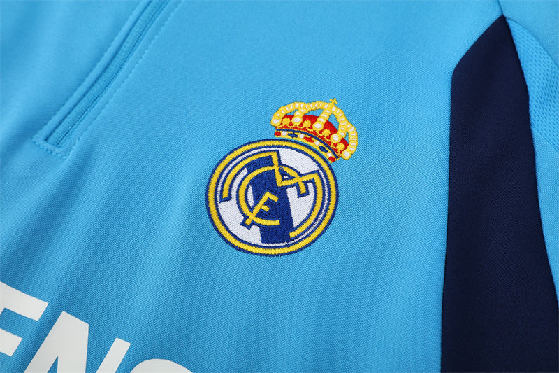 Veste Real Madrid Training Homme 2005 2006 Bleu Clair