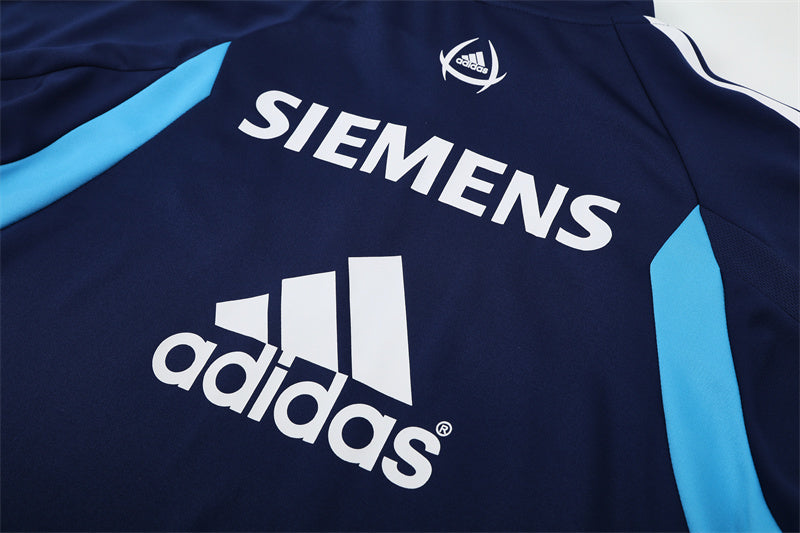 Veste Real Madrid Training Homme 2005 2006 Bleu Foncé