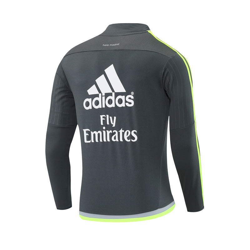 Veste Real Madrid Training Homme 2015 2016 Gris Foncé