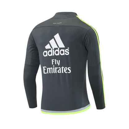 Veste Real Madrid Training Homme 2015 2016 Gris Foncé
