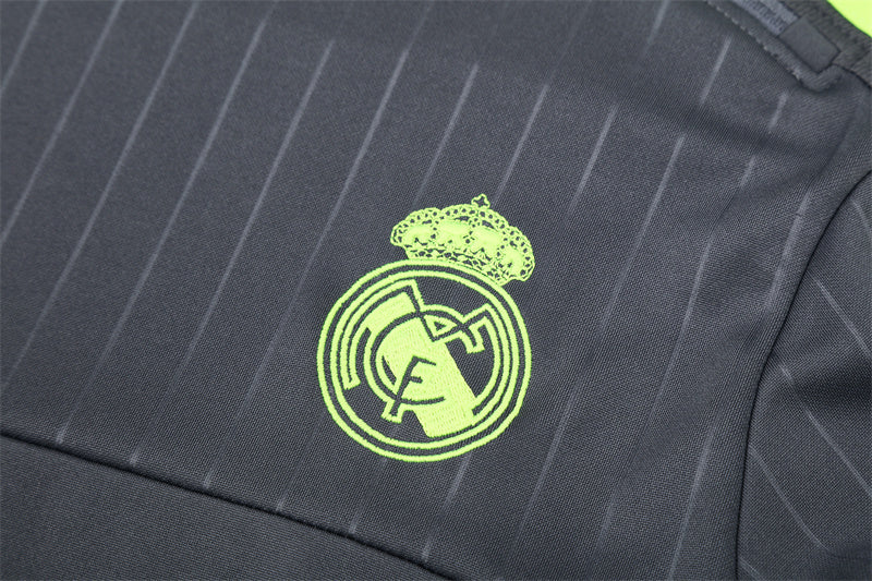 Veste Real Madrid Training Homme 2015 2016 Gris Foncé