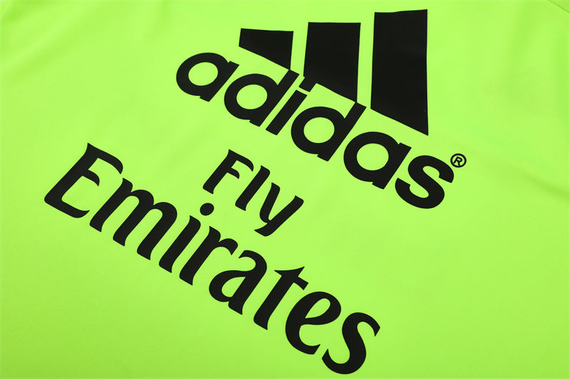 Veste Real Madrid Training Homme 2015 2016 Vert Fluorescent
