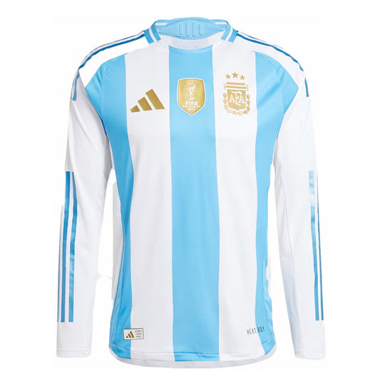 Maillot Argentine Manches Longues Homme Domicile 2024 2025