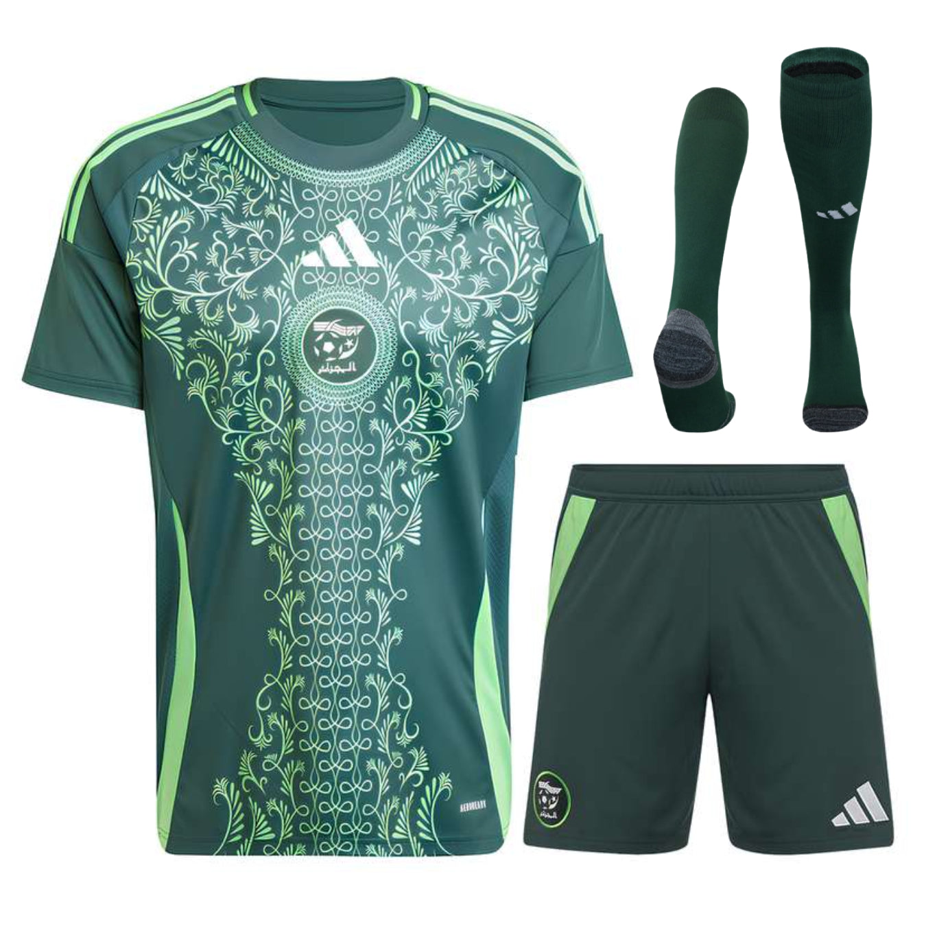 Maillot Kit Enfant Algerie Exterieur 2024 2025 Vert