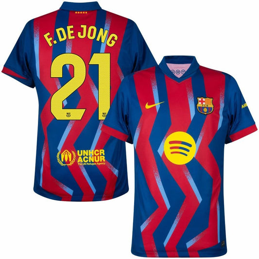 Maillot Barca Fourth F.De Jong 21 Homme 2025 2026