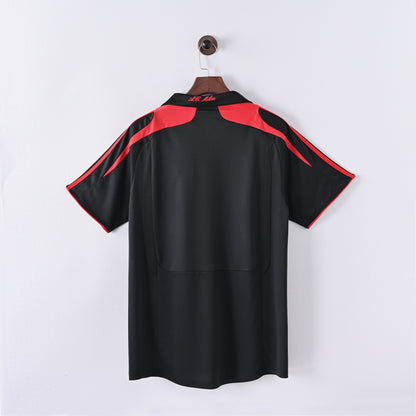 Maillot AC Milan Retro Vintage 2007-2008 Exterieur Noir Homme