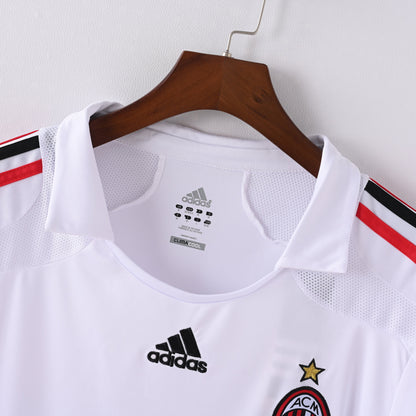 Maillot AC Milan Retro Vintage 2007-2008 Exterieur Homme