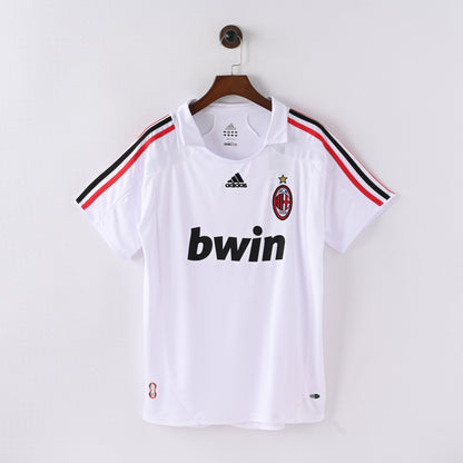 Maillot AC Milan Retro Vintage 2007-2008 Exterieur Homme