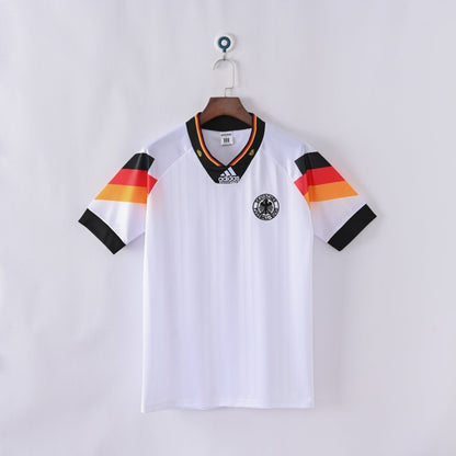 Maillot Allemagne Retro Vintage 1992 Domicile Homme