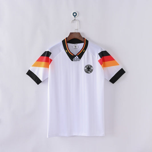 Maillot Allemagne Retro Vintage 1992 Domicile Homme