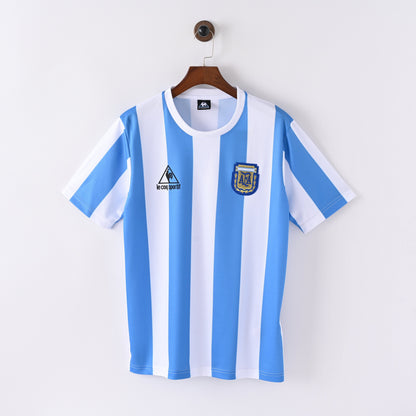 Maillot Argentine Retro Vintage 1986 Domicile Homme