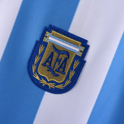 Maillot Argentine Retro Vintage 1986 Domicile Homme