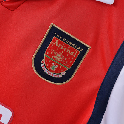 Maillot Arsenal Retro Vintage 1996-1998 Domicile Homme