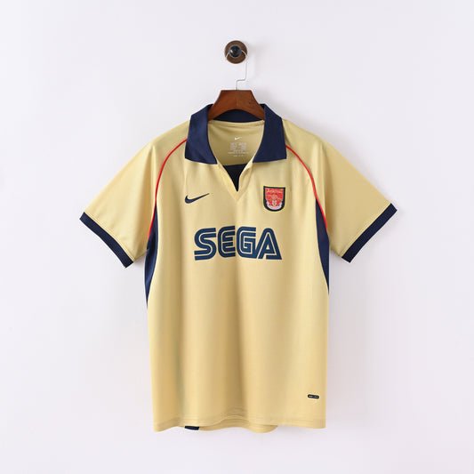 Maillot Arsenal Retro Vintage 2001-2002 Exterieur Homme