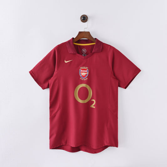 Maillot Arsenal Retro Vintage 2005-2006 Domicile Homme