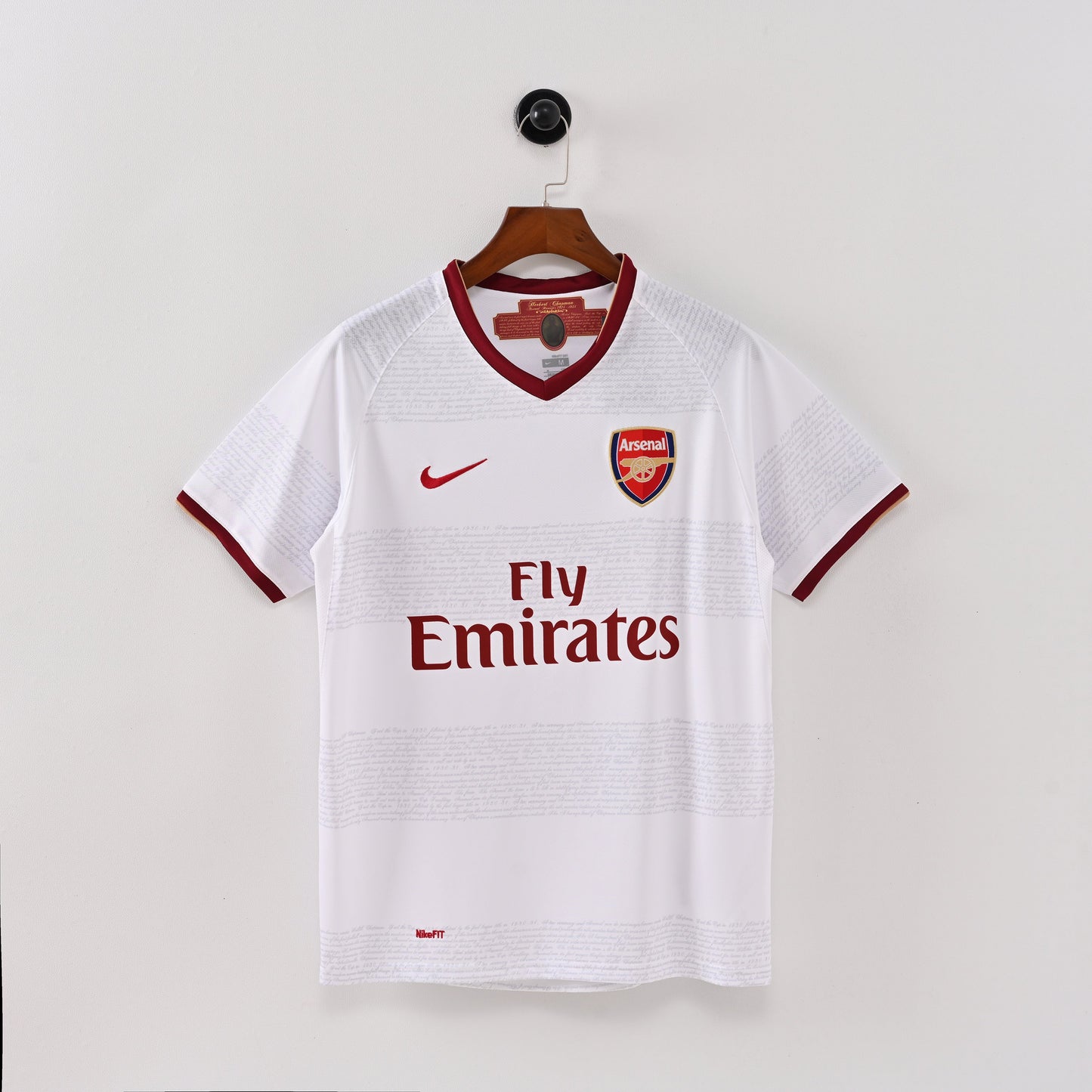 Maillot Arsenal Retro Vintage 2007-2008 Exterieur Homme