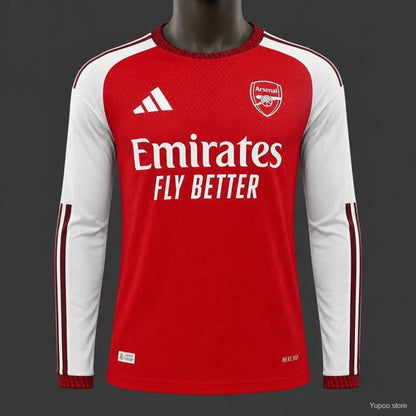 Maillot Arsenal Domicile 2026/2027 Version joueur manches longues
