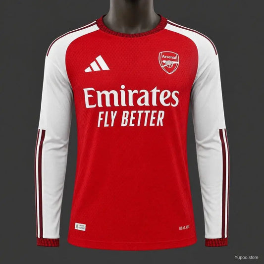 Maillot Arsenal Domicile 2026/2027 Version joueur manches longues