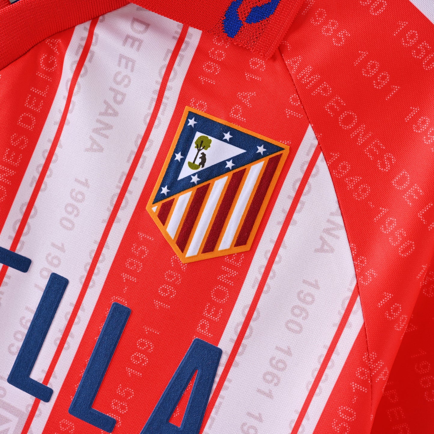 Maillot Atletico Madrid Retro Vintage 1995-1996 Domicile Homme