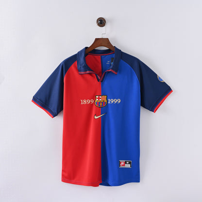 Maillot Barcelone Retro Vintage 1899-1999 Centenaire Homme