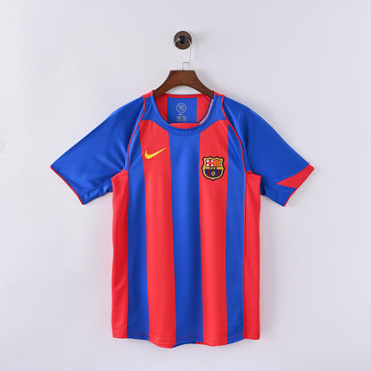 Maillot Barcelone Retro Vintage 2004-2005 Domicile Homme