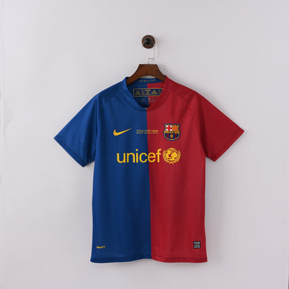 Maillot Barcelone Retro Vintage 2008-2009 Domicile Homme