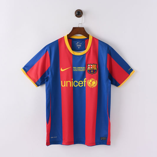 Maillot Barcelone Retro Vintage 2010-2011 Domicile Homme