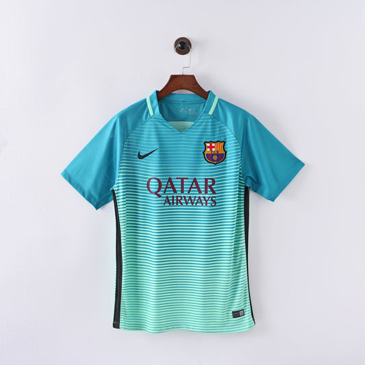 Maillot Barcelone Retro Vintage 2016-2017 Exterieur Vintage Homme