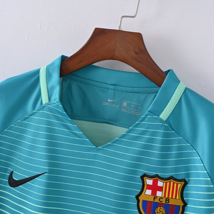 Maillot Barcelone Retro Vintage 2016-2017 Exterieur Vintage Homme