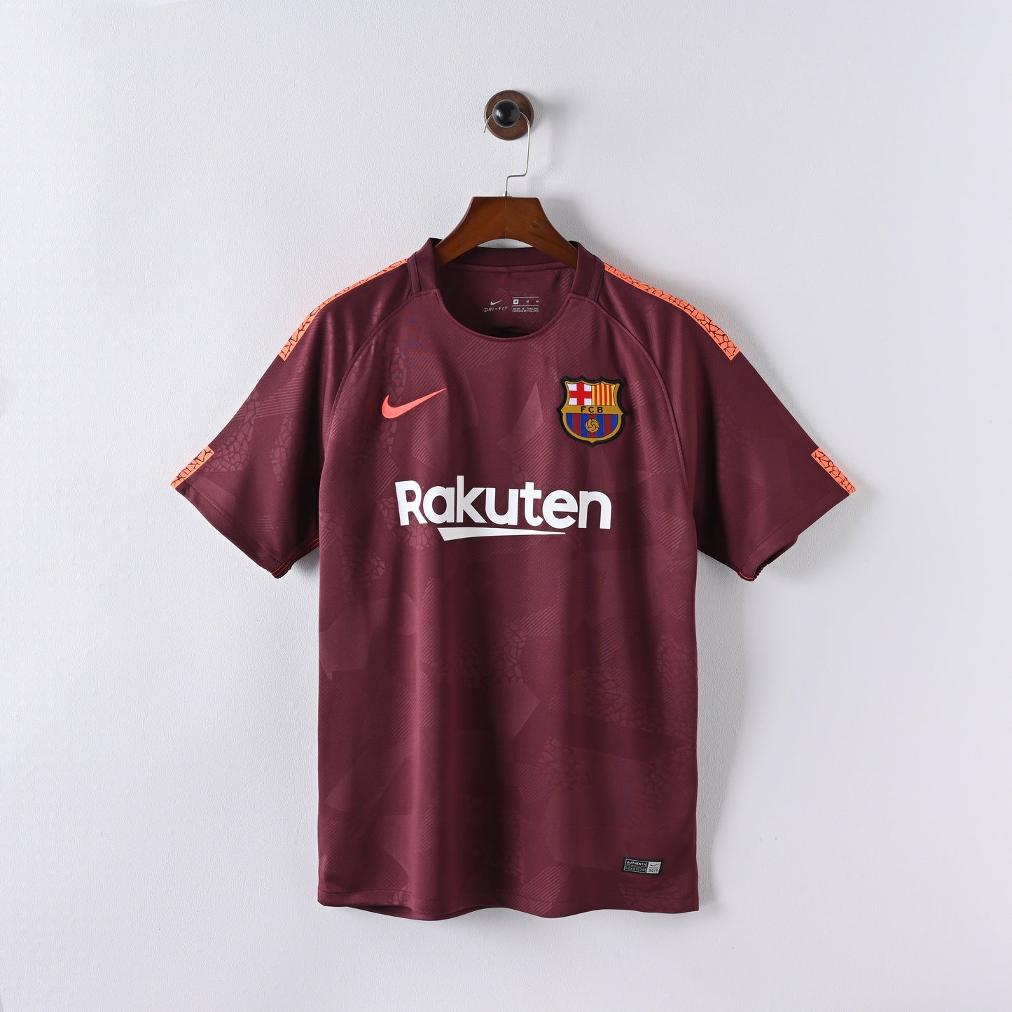 Maillot Barcelone Retro Vintage 2017-2018 Exterieur Homme