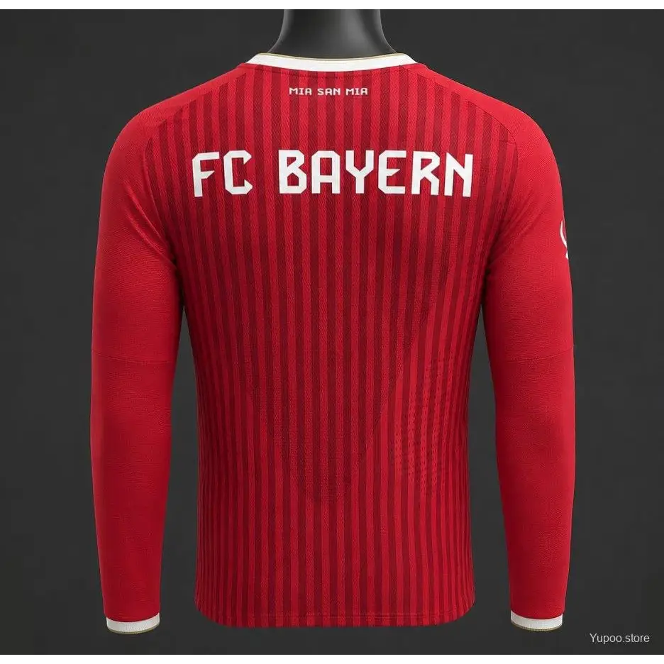 Maillot Bayern Munich Domicile 2026/2027 Version joueur Manches longues
